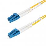 StarTech 15m Single Mode OS2 LC LC Duplex LSOH Fibre Optic Patch Cable 8ST10433201