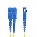StarTech 3m LC to SC OS2 Single Mode Duplex Fibre Optic Cable 8ST10435161