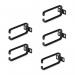 StarTech 5-Pack 1U Vertical Cable Management D-Ring Hooks 8ST10436837