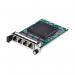 This image shows a black StarTech network card with 4 ports and a label that reads Intel I350-AM4. There are several network cables plugged into the ports, connecting to various devices. The overall design is sleek and professional, with a focus on high-speed connectivity.