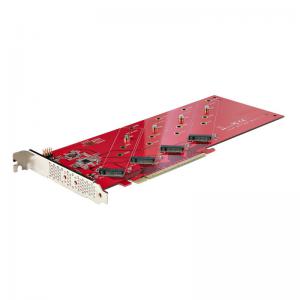 Startech Quad M.2 PCIe Adaptor Card PCIe x16 to Quad NVME 8ST10442850