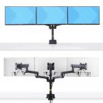 Startech Triple Monitor Desk Mount for 3x 27in Screens Spring Assisted