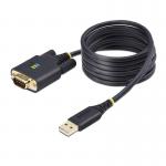 StarTech 2m USB to RS232 Black Serial Adapter 8ST10446440