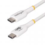 StarTech 4m USB-C 240W PD EPR White Charging Cable 8ST10446447