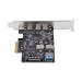 Startech 5 Port USB PCIe Card USB 3.2 10Gbps 4x USB-C 1X USB-A Internal Port 8ST10446454