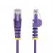 StarTech 15m Purple Slim CAT6 Ethernet Cable 8ST10458139