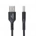 StarTech 6 Inch USB-A to USB-C Black Charging Cable 8ST10460195