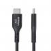 StarTech 6 Inch USB-A to USB-C Black Charging Cable 8ST10460195
