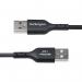 StarTech 6 Inch USB-A to USB-C Black Charging Cable 8ST10460195