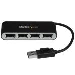 StarTech 4 Port Portable USB 2.0 Hub with Cable 8ST4200MINI2