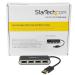 StarTech 4 Port Portable USB 2.0 Hub with Cable 8ST4200MINI2