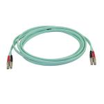 StarTech 3m Aqua MM 50 125 OM4 Fiber Optic Cable 8ST450FBLCLC3