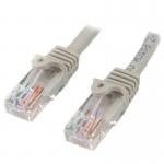 StarTech 10m Grey Snagless Cat5e Patch Cable 8ST45PAT10MGR