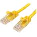 StarTech 10m Yellow Snagless Cat5e Patch Cable 8ST45PAT10MYL