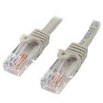 StarTech 15m Cat5e Grey Snagless RJ45 UTP Patch 8ST45PAT15MGR