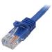 StarTech 1m Blue Snagless Cat5e Patch Cable 8ST45PAT1MBL