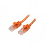 StarTech 2m Orange Cat5e Snagless RJ45 Cable 8ST45PAT2MOR