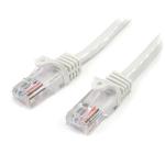 StarTech 3m White Snagless Cat5e Patch Cable 8ST45PAT3MWH