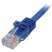 StarTech 0.5m Blue Snagless Cat5e Patch Cable 8ST45PAT50CMBL