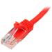StarTech.com 0.5m Red Snagless Cat5e Patch Cable 8ST45PAT50CMRD