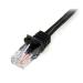 StarTech 5m Black Snagless Cat5e UTP Patch Cable 8ST45PAT5MBK