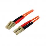 StarTech 15m Multimode 50 125 Duplex Cable 8ST50FIBLCLC15