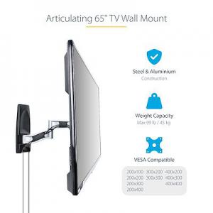 StarTech.com Articulating TV Wall Mount VESA Wall Mount supports 26 to