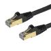 Startech 1m Black Cat6a Ethernet STP Cable 8ST6ASPAT1MBK