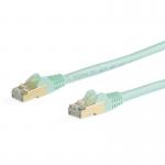 StarTech.com 5m Aqua CAT6a RJ45 Ethernet STP Cable 8ST6ASPAT5MAQ