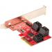 StarTech SATA PCIe Expansion Card 6 Ports 