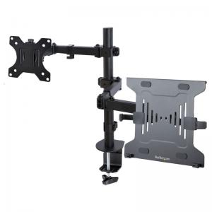 StarTech Monitor Arm with VESA Laptop Tray - For a Laptop and a Single