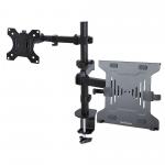 StarTech.com Monitor Arm with VESA Laptop Tray - For a Laptop and a Single Display up to 32 Inches 8STA2LAPTOPDESKM