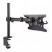 StarTech Monitor and Laptop Desk Mount for Displays Up to 34 Inches - Articulating VESA Laptop Tray Arm - Clamp Grommet Mount 8STALAPTOPDESKM