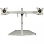 Up to 24in Dual Monitor Stand Silver 8STARMDUOSS