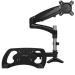 StarTech Single Monitor Arm with Laptop Stand 8STARMUNONB