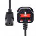 StarTech 3ft 1m Power Cable BS 1363 to C13 8STBS13U1MPOWERLEAD