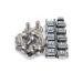 StarTech.com 100x M6 Mounting Screws and Cage Nuts 8STCABSCREWM62