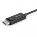 StarTech 1m USB C to DP 1.4 8K 30Hz Cable Black 8STCDP2DP141MBD