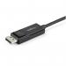 StarTech 1m USB C to 4K 60Hz DisplayPort Bidirectional Cable 8STCDP2DP1MBD