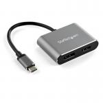 StarTech USB C Multiport Video Adapter to HDMI DP 8STCDP2DPHD