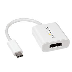Image of StarTech.com USB C to DP Adapter 4K 60Hz White 8STCDP2DPW