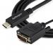 StarTech 1m USB C to DVI Adapter Cable Black 8STCDP2DVIMM1MB