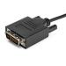 StarTech.com 1m USB C to DVI Adapter Cable Black 8STCDP2DVIMM1MB