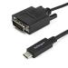 StarTech.com 1m USB C to DVI Adapter Cable Black 8STCDP2DVIMM1MB