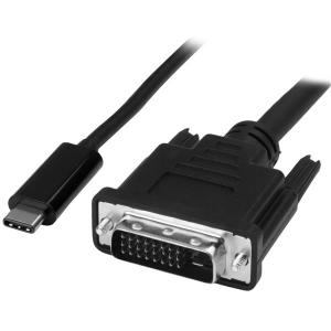 Image of StarTech.com 2m USB C to DVI Adapter Cable 8STCDP2DVIMM2MB