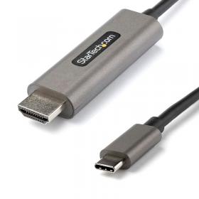 StarTech.com 1m USB C to 4K 60Hz HDR10 Video Adapter Cable 8STCDP2HDMM1MH