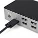 StarTech Hybrid USB C USB A Triple HDMI 4K 60Hz Dock 8STDK31C3HDPDUE