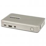 StarTech 4-PortUSB-C to DisplayPort 4K 30Hz or VGA Dock with 65W USB Power Delivery 8STDKM30CHDPDUE