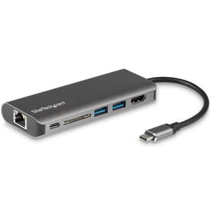 Image of StarTech.com USB C Multiport Adapter with SD 4K HDMI 8STDKT30CSDHPD