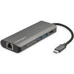 StarTech USB C Multiport Adapter SD HDMI PD 3.0 8STDKT30CSDHPD3